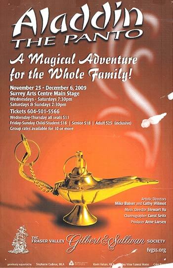 FVMT Shows - Aladdin the panto 2009