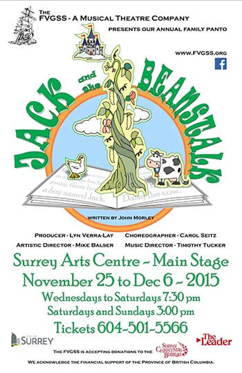 FVMT Shows - Jack and the Beanstalk 2015