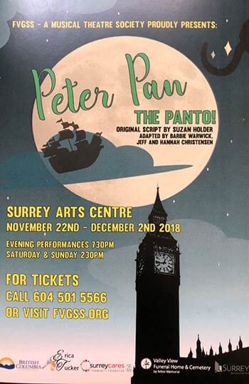 FVMT Shows - Peter Pan 2018