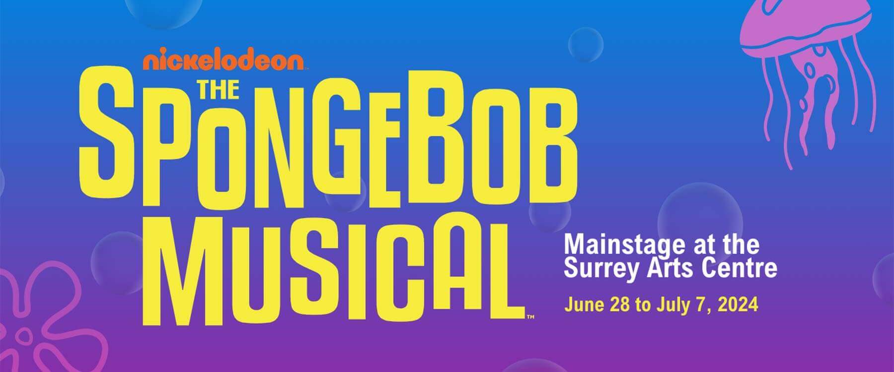 The SpongeBob Musical - Mainstage at the Surrey Arts Centre 2024